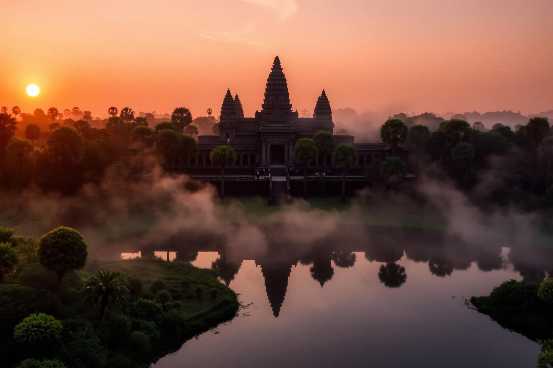 Angkor Wat at sunrise